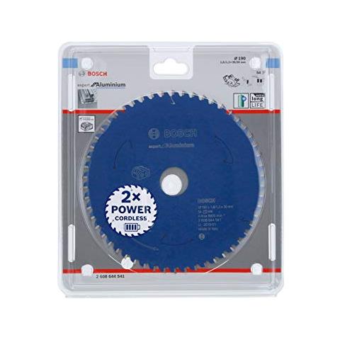 Professionale Lama Per Sega Circolare Di Esperti Per L'alluminio (alluminio, 190 X 30 X 1.8 Millimetri, 54 Denti, Accessorio In Quanto Sega Circolare A Batteria) 190 Millimetri Diametro - Foto 1