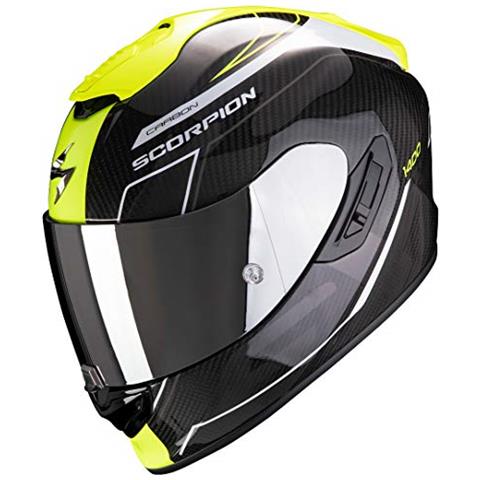 SCORPION - Casco Scorpion Exo-1400 Carbon Air Beaux Bianco-giallo Neon S -  ePRICE