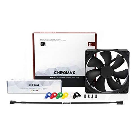 Nf-a14 Pwm Chromax. black. swap Premium Ventola Silenziosa 4-pin (140 Millimetri Nero) - Foto 4