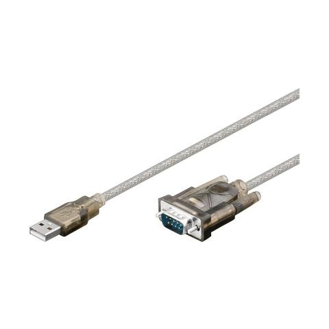 USB - RS-232, OHL, USB A, RS-232, Maschio / maschio, 1,5m, RoHS, Windows 2000, XP, Vista, 7 & Windows 8. - Foto 1