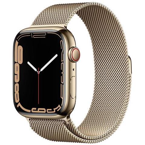 APPLE - Watch Series 7 (GPS + Cellular) - 45 mm - acciaio inossidabile oro  - ePRICE