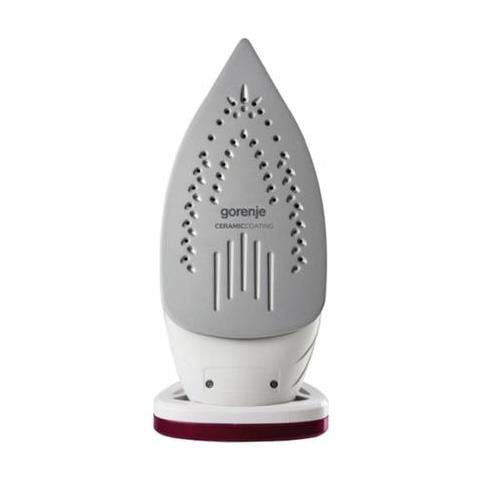 Ferro Da Stiro A Vapore Gorenje Sih3000rbc Ferro Da Stiro A Vapore, 3000 W, Capacità Serbatoio Acqua 350 Ml, Vapore Continuo 40 G / min, Rosso / bianco - Foto 2