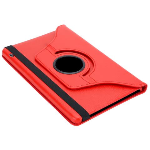 Cadorabo Custodia Per Tablet Compatibile Con Huawei Mediapad T5 10 (10.1"" Zoll) In Rosso Papavero - Coperchio Protettivo Senza Auto Wake Up, Con Funzione Stand E Chiusura A Fascia Elastica - Foto 6