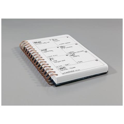 Jn602 Quaderno Per Scrivere A5 120 Fogli Nero, Blu - Foto 2