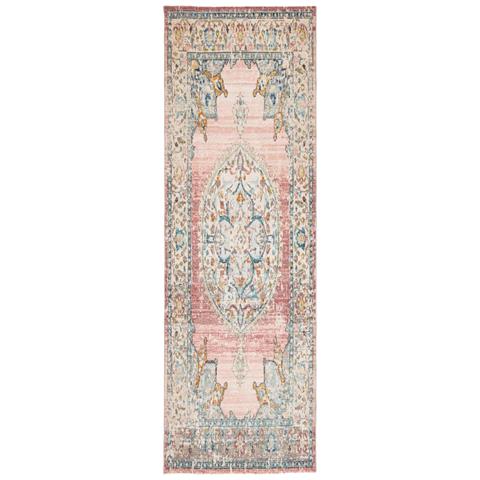 Tappeto Interni E Esterni Design Vintage Multicolore 80x250cm - Foto 2