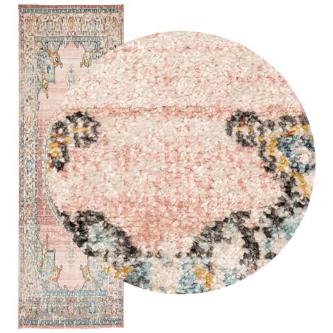 Tappeto Interni E Esterni Design Vintage Multicolore 80x250cm - Foto 3