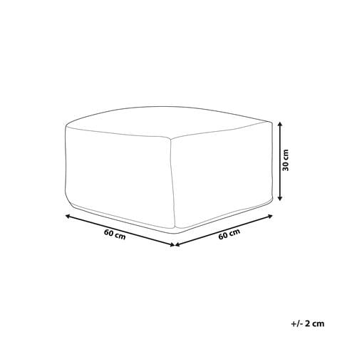 Pouf Almatti Tessuto Beige - Foto 6