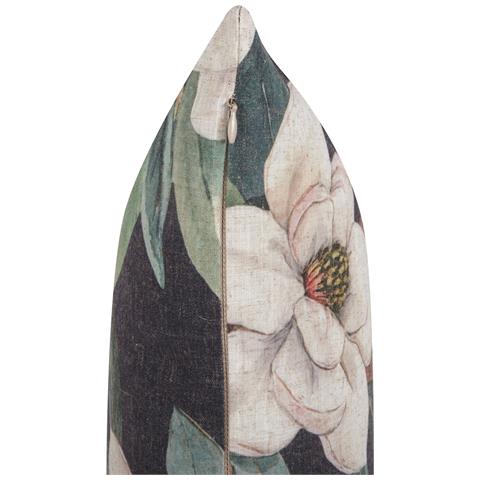 Set Di 2 Cuscini Zahriye 45 X 45 Cm Nero Trama Floreale - Foto 6