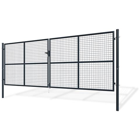 Confezione Cancello Battente In Rete Olga 400b150 + Cancello Grigio Da 1 M - Foto 2