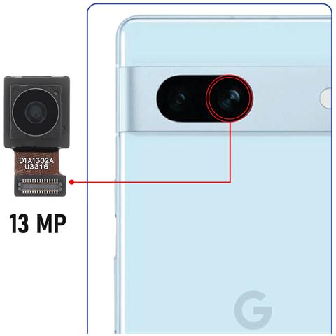 Fotocamera Retro Sensore Ultra Grandangolo 13mp Per Google Pixel 7a - Foto 2