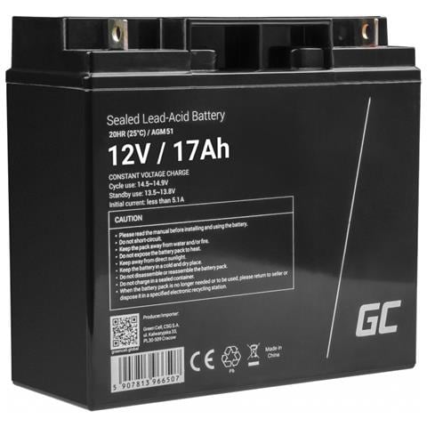 AGM51 batteria per veicolo Acido piombo (VRLA) 17 Ah 12 V - Foto 1