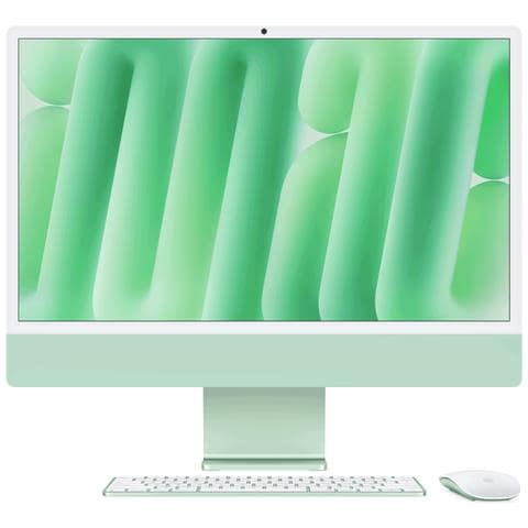 24-inch Imac With Retina 4.5k Display: M4 Chip With 10-core Cpu And 10-core Gpu, 16gb, 512gb Ssd - Green (mwv03d /a) - Foto 1
