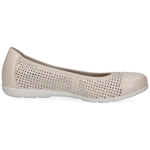 Cream Perlato Casual Closed Ballerinas Ballerine Pelle Scarpe Donna Beige Eu 37, 9-22151-42-140 - Foto 3