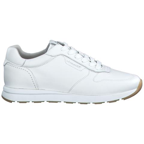 Leisure Trainers White Leather Sneakers Pelle Scarpe Donna Bianco Eu 37, 1-23618-42 117 - Foto 2