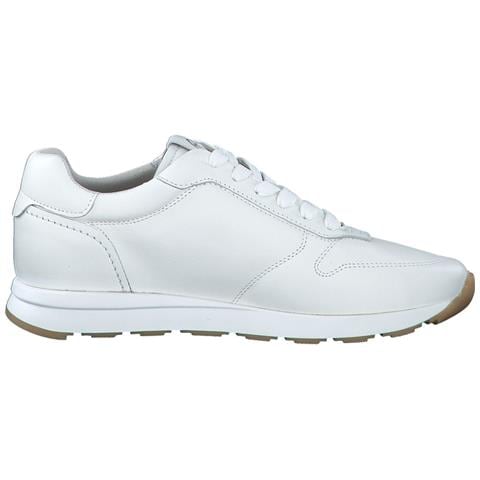 Leisure Trainers White Leather Sneakers Pelle Scarpe Donna Bianco Eu 37, 1-23618-42 117 - Foto 3