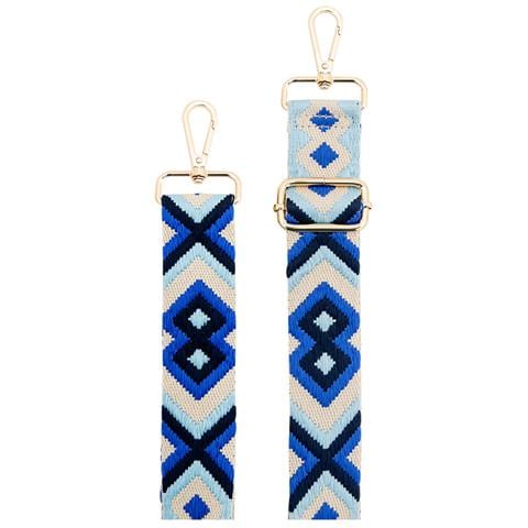 Cordino Universale Per La Tracolla Del Telefono Con Motivo Brasiliano, Blu - Foto 1