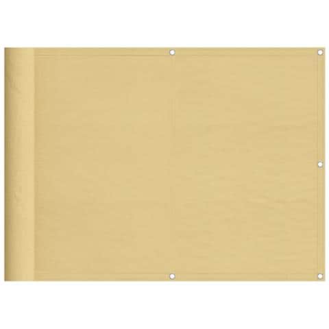 Paravento Da Balcone Sabbia 75x1000 Cm 100% Poliestere Oxford - Foto 2