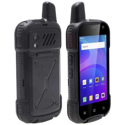 Smartphone Ruggerizzato F100 4g, Android 10, 2gb Ram + 16gb. Schermo 4''. 8mpx + 5mpx. Gps. Con Zello Walkie Talkie. Altoparlante 2w. Antenna Amplificatrice. - Foto 1
