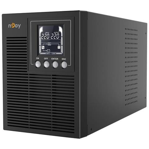 Gruppo di Continuità Echo Pro 1000 Online Doppia Conversione 1000 VA 800 W 3 Prese Schuko - Foto 1