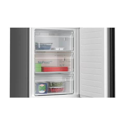 iQ300 KG36NXXBF frigorifero con congelatore Libera installazione 321 L B Acciaio inox - Foto 10