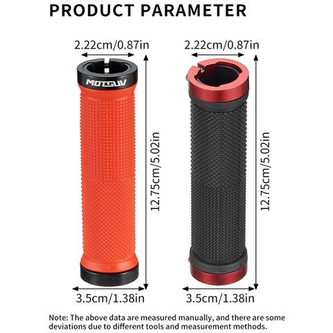 Manopole Per Manubrio Mountain Bike - Comfort E Controllo Ottimizzati Red - Foto 2