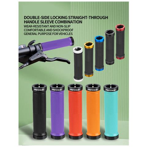 Manopole Per Manubrio Mountain Bike - Comfort E Controllo Ottimizzati Red - Foto 3