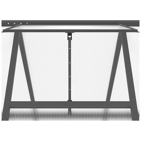 Telaio Serra con Base Antracite 169x169x195 cm in Alluminio - Foto 9