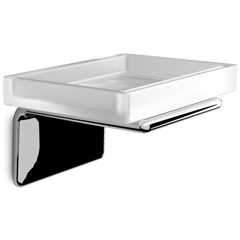 Portasapone Da Muro In Ottone, Acciaio Inox Aisi 304 E Cromall A911 Serie Il Giglio Cromato - Foto 1