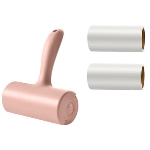 Levapelucchi Da 12 Cm Con 4 Ricariche - Rimuovi Efficacemente Peli Di Animali E Pelucchi Dai Vestiti Pink - Foto 1
