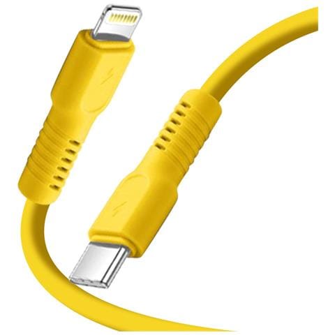 Cavo Di Ricarica E Sincronizzazione Usb-c A Lightning Da 2,4 A, 27 W, 1,8 M, Giallo - Foto 1