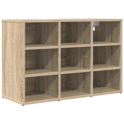 Scarpiera rovere sonoma 77.5 x 30 x 51 cm Legno multistrato - Foto 1