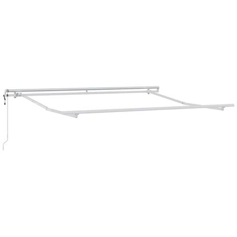 Tenda da Sole Bianco 3 x 2,5 m Metallo - Foto 1