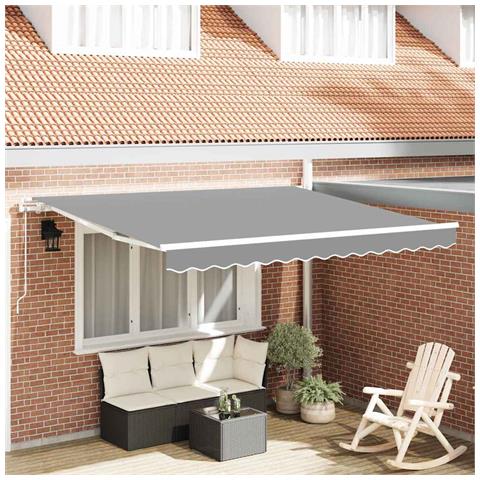 Tenda da Sole Bianco 3 x 2,5 m Metallo - Foto 2