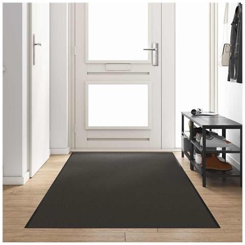 Tappetino Antracite e Nero 120 x 350 cm Poliammide e PVC - Foto 2