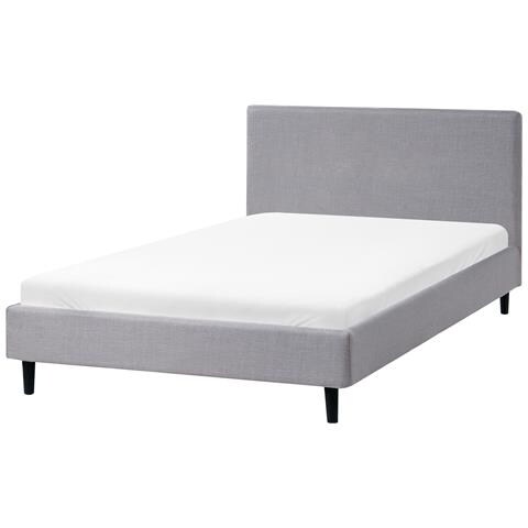 Letto Tessuto Fitou 120 X 200 Cm Grigio Chiaro - Foto 2