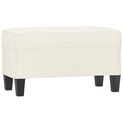 Panca Crema 70x35x41 cm in Similpelle - Foto 1