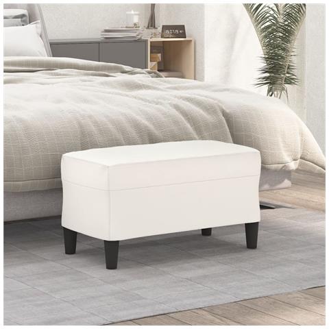 Panca Crema 70x35x41 cm in Similpelle - Foto 2