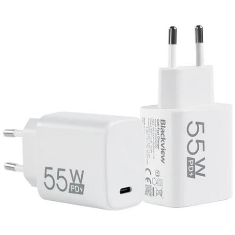 Caricabatterie Originale Da Parete Per Casa Usb-c 55w White Bulk Per Smartphone - Foto 1