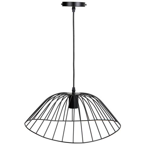 Plafoniera In Metallo Nero 43x26x100h - Foto 1