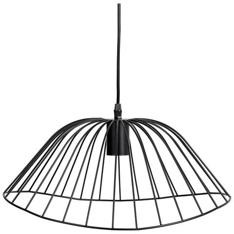 Plafoniera In Metallo Nero 43x26x100h - Foto 5