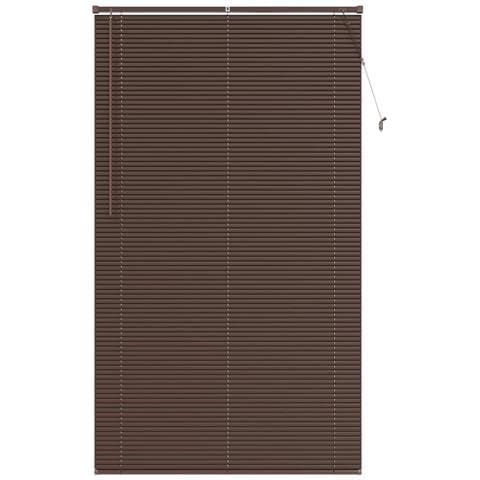 Tenda Veneziana Marrone Scuro con Motivo 213 x 120 cm PVC - Foto 1