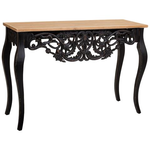 Mobile Da Ingresso In Legno Nero 111x40x77h - Foto 1