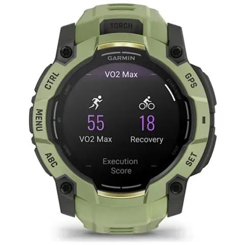 Instinct 3 AMOLED 3,3 cm (1.3") 50 mm Digitale 416 x 416 Pixel Touch screen Verde, Grigio GPS (satellitare) - Foto 2