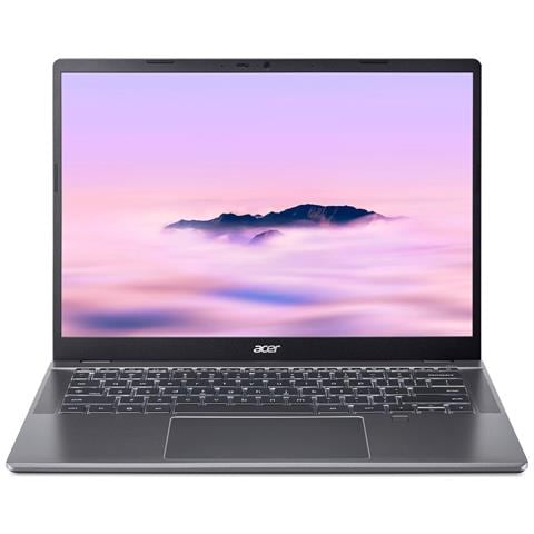 Chromebook Plus 514 CBE594-2L-TCO-54HB Intel Core 5 120U 35,6 cm (14") WUXGA 16 GB LPDDR5x-SDRAM 256 GB SSD Wi-Fi 7 (802.11be) ChromeOS Tedesco Grigio - Foto 2