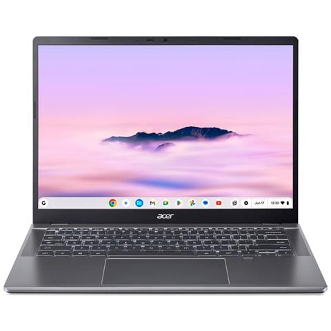 Chromebook Plus 514 CBE594-2L-TCO-54HB Intel Core 5 120U 35,6 cm (14") WUXGA 16 GB LPDDR5x-SDRAM 256 GB SSD Wi-Fi 7 (802.11be) ChromeOS Tedesco Grigio - Foto 1