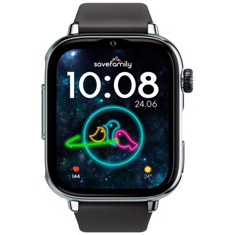 SaveWatch Plus 2 4,7 cm (1.85") AMOLED Digitale 410 x 502 Pixel Touch screen 4G Argento Wi-Fi GPS (satellitare) - Foto 2