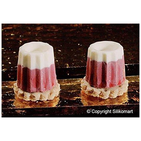 Stampo bordelais 18 cavità 5cm classic terracotta silicone - Foto 3