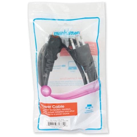 ICOC 01-NC-D-010 - Cavo alimentazione C13 F a Schuko 1m Nero - Foto 2