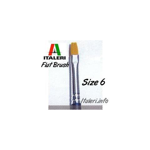 It51229 Pennello Sintetico Piatto 6 Pz. 6 Modellino - Foto 1