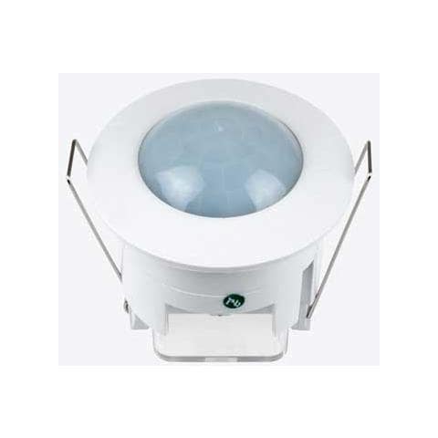 Sensore Di Movimento Infrarossi Crepuscolare Con Funzione Manual Override Montaggio Incasso A Soffitto 360° Bianco Ip20 Vt-8051 - Sku 1356 - Foto 2